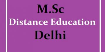 MSc Distance Education in Delhi