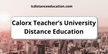 Calorx Teachers University Distance Education