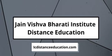 Jain Vishva Bharati Institute Distance Education