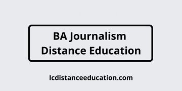 BA Journalism Distance Education