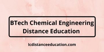 BTech Chemical Engineering Distance Education