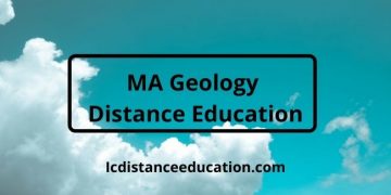 MA Geology Distance Education