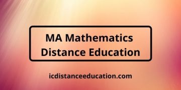 MA Mathematics Distance Education