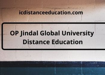 OP Jindal Global University Distance Education