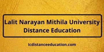 Lalit Narayan Mithila University Distance Education