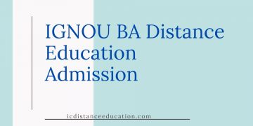 IGNOU BA Distance Education