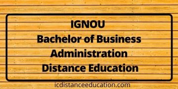 IGNOU BBA Distance Education