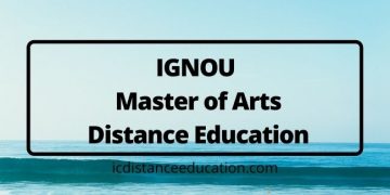 IGNOU MA Distance Education