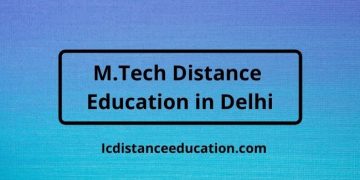M.Tech Distance Education in Delhi