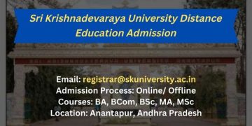 Sri Krishnadevaraya University distance education