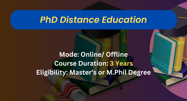 PhD Distance Education