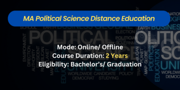 MA Political Science Distance education