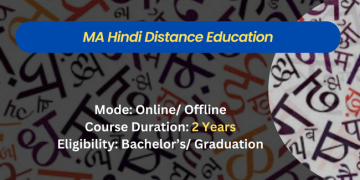 MA Hindi Distance education