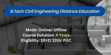 BTech Civil Engineering Distance Education