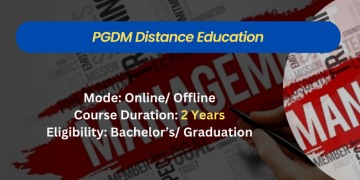 PGDM distance education
