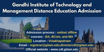 GITAM University Distance Education Admission