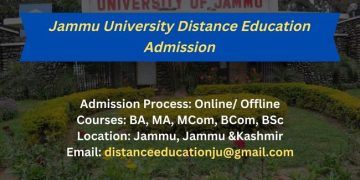 Jammu University Distance Education Admissions 2024