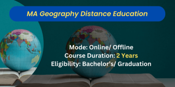 MA Geography Distance Education Admission 2024