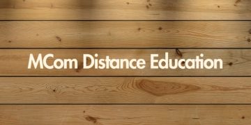 MCom Distance Education