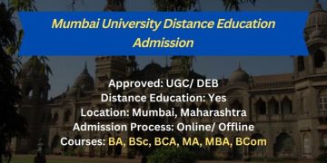 Mumbai University IDOL Distance Education Admission 2024