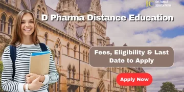 D Pharma Distance Education Admission