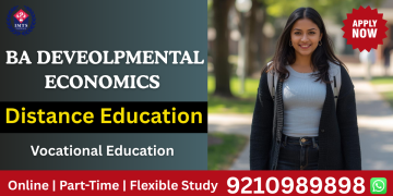 BA Developmental Economics Distance Education