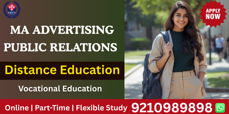 ma advertising public relations distance education