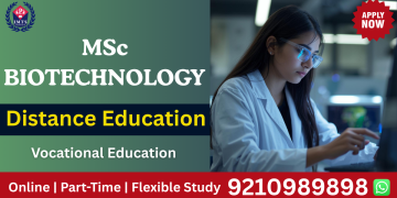 msc biotechnology distance education