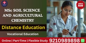 msc soil science agricultural chemistry distance education
