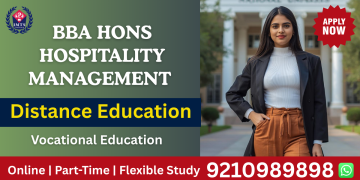 BBA Hons Hospitality Management Distance Education