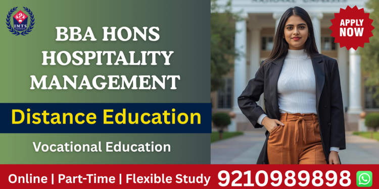 BBA Hons Hospitality Management Distance Education