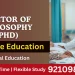 phd distance education