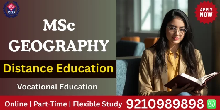 MSc Geography Distance Education