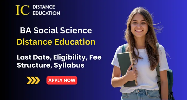 ba social science distance education