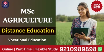 msc agriculture distance education