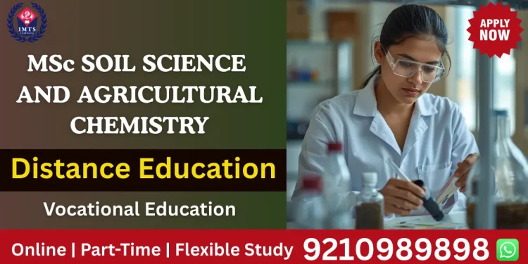 msc soil science agricultural chemistry distance education