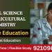 msc soil science agricultural chemistry distance education