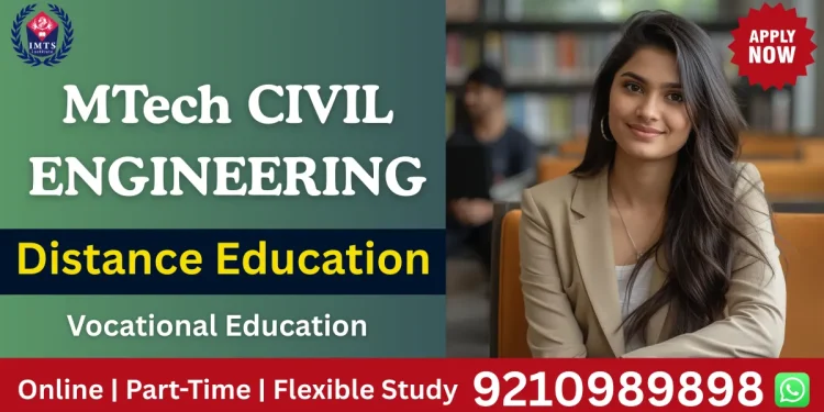 mtech civil engineering distance education