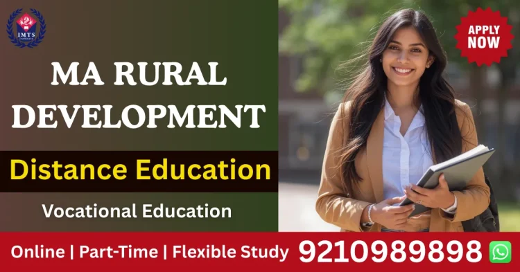 ma rural development distance education