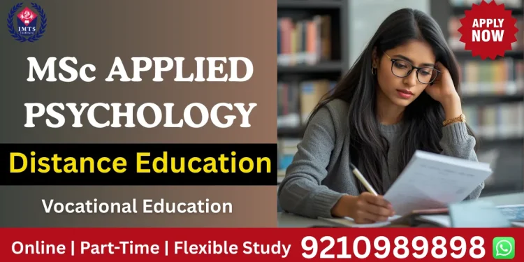 msc applied psychology distance education