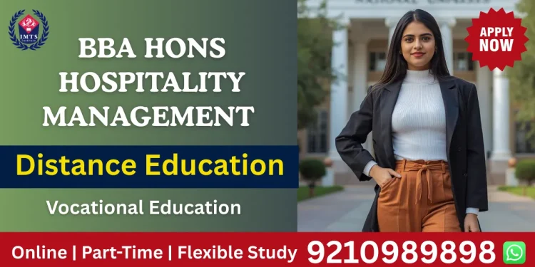 BBA Hons Hospitality Management Distance Education