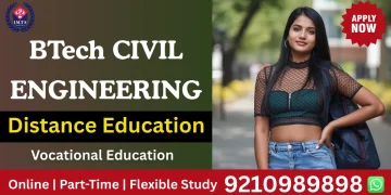 btech civil engineering distance education