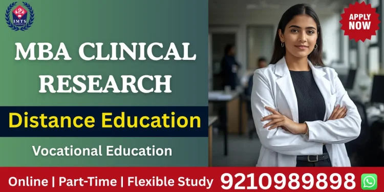 mba clinical research distance education