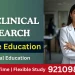 mba clinical research distance education