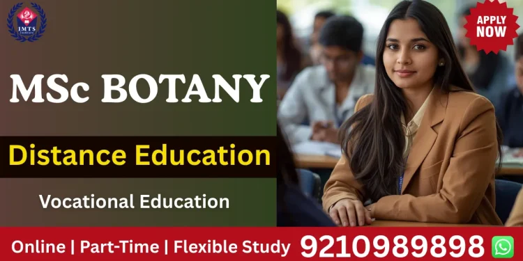 msc botany distance education