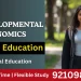 BA Developmental Economics Distance Education